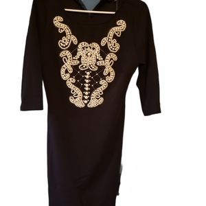 Black cocktail dress